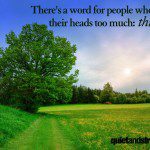 What's the preferred term for those who are in their heads too much - Introvert or Deep Thinker?